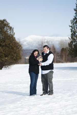 Love the backdrop of Vermont - so pretty!